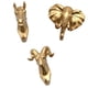 thumbnail image 1 of 3pcs De Resina Cabeza De Animal Gancho Rack De Montaje En Pared Casa Decoración, 1 of 9