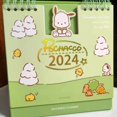 thumbnail image 2 of Sanrio-Calendario de escritorio de dibujos animados, Hello Kitty, Cinnamoroll, Kuromi, My Melody, Pachacco, Kawaii Periphery, decoración de mesa, regalo, 2 of 4