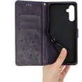 thumbnail image 5 of Compatible with Samsung Galaxy A14 5G Case Glitter with Card Holder Flip Wallet Phone Case for Women Crystal Butterfly Shockproof Protective Case for Samsung Galaxy A14 5G,Purple GY, 5 of 12