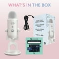thumbnail image 2 of Blue Yeti Wired Microphone, White Mist, 2 of 11