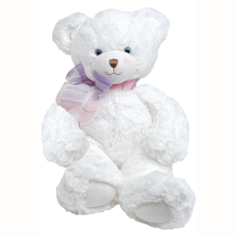 First & Main Plush Stuffed White Bear, 15