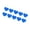 Blue, variant on Multipurpose Waterproof Reflective Heart Vehicle Stickers 10PCS Decals For Exterior Decoration Scratch Coverage