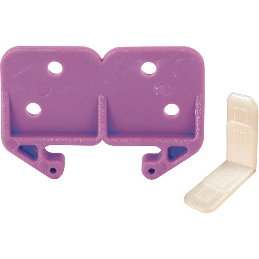 2 PACK Prime-Line Replacement Drawer Track and Glide Dresser Repair Kit 223887 