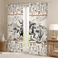 thumbnail image 2 of Feelyou Retro Cowboy Curtains Pack of 2 (42x84 Each), Cactus Boot Skull Curtains Blackout, 2 of 6