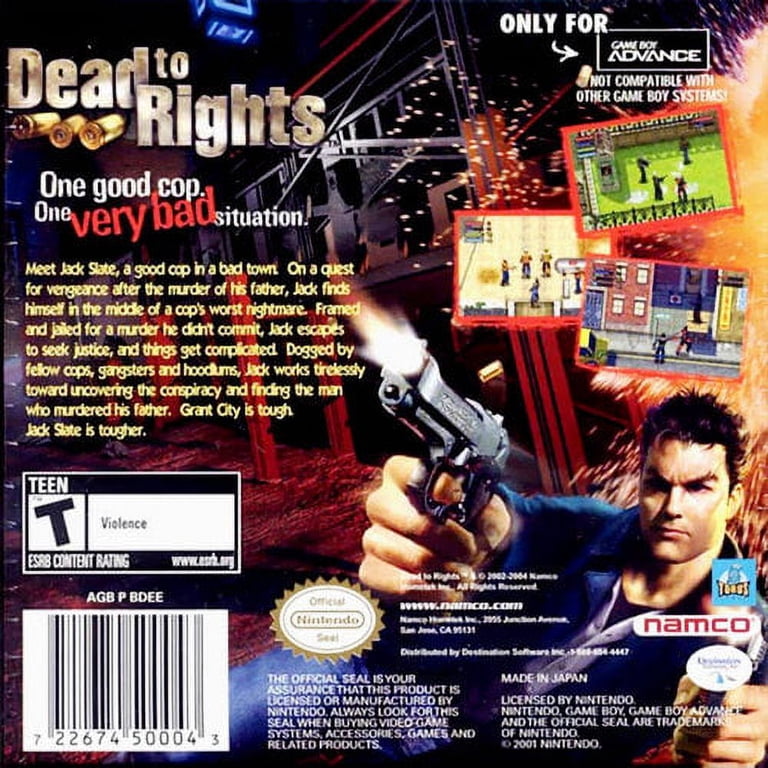 Dead to Rights - Game Boy Advance - Walmart.com
