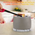 thumbnail image 3 of Tabletop Fire Pit  Portable Concrete Fire Pit  Ethanol Fire Pit Table Top Firepit  Fire Bowl  Mini Personal Fireplace Electric Indoor Outdoor Garden Decor, 3 of 7