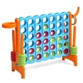 thumbnail image 1 of Set Conecta 4 Gigante Costway para Niños y Adultos Juego de Exterior con Canasta y Juego de Lanzamiento de Anillos 42 Piezas Naranja, 1 of 10