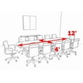 thumbnail image 2 of Modern Racetrack 12' Feet Conference Table, #OF-CON-C112, 2 of 2