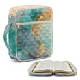 thumbnail image 2 of Xixirimido Bible Cover, Bible Carrying Book Case for Women Men, Multi-pocket Protective Church Organizer Bag with Handle Christian Gift, Marble Print Pattern, 2 of 7