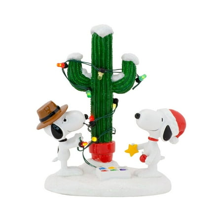 Department 56 Peanuts Village 4043416 Spike and Snoopy's Christmas Figurine