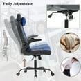 thumbnail image 7 of BestOffice Ergonomic Gaming Chair, Lumbar Support, Rolling Swivel for Men, Women(Blue), 7 of 7
