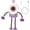 Purple, variant on Poseable Robot Fan – 5 Speeds, Strong Suction, LED, Digital Display, Phone Holder, 2026 Cute Robo Desk Fan, USB Rechargeable, Portable Bendable Personal Desktop Fans for Office Travel