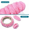 thumbnail image 5 of Ruibeauty 3Pcs/Set Fashion Wool Fur Furry Steering Wheel Cover,Short Hair Soft Fluffy Handbrake Cover,Gear Shift Cover,Universal Thickening Fuzzy Warm Non-Slip Auto Interior, 5 of 9
