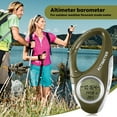 thumbnail image 2 of Electronic Altimeter Carabiner Handheld Thermometer Outdoor Fishing Weather Forecast Mode Meter Gadget, 2 of 7