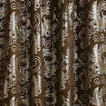 thumbnail image 4 of Juego de 2 paneles Glory Rugs Jacquard de lujo para ventanas, color marrón, 140 x 213 cm, 4 of 5