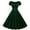 Green, variant on AOOCHASLIY Clothes Womens Dresses Summer Women's Fashion Casual Solid Color Short Sleeve Square Neck Knee Length Dress