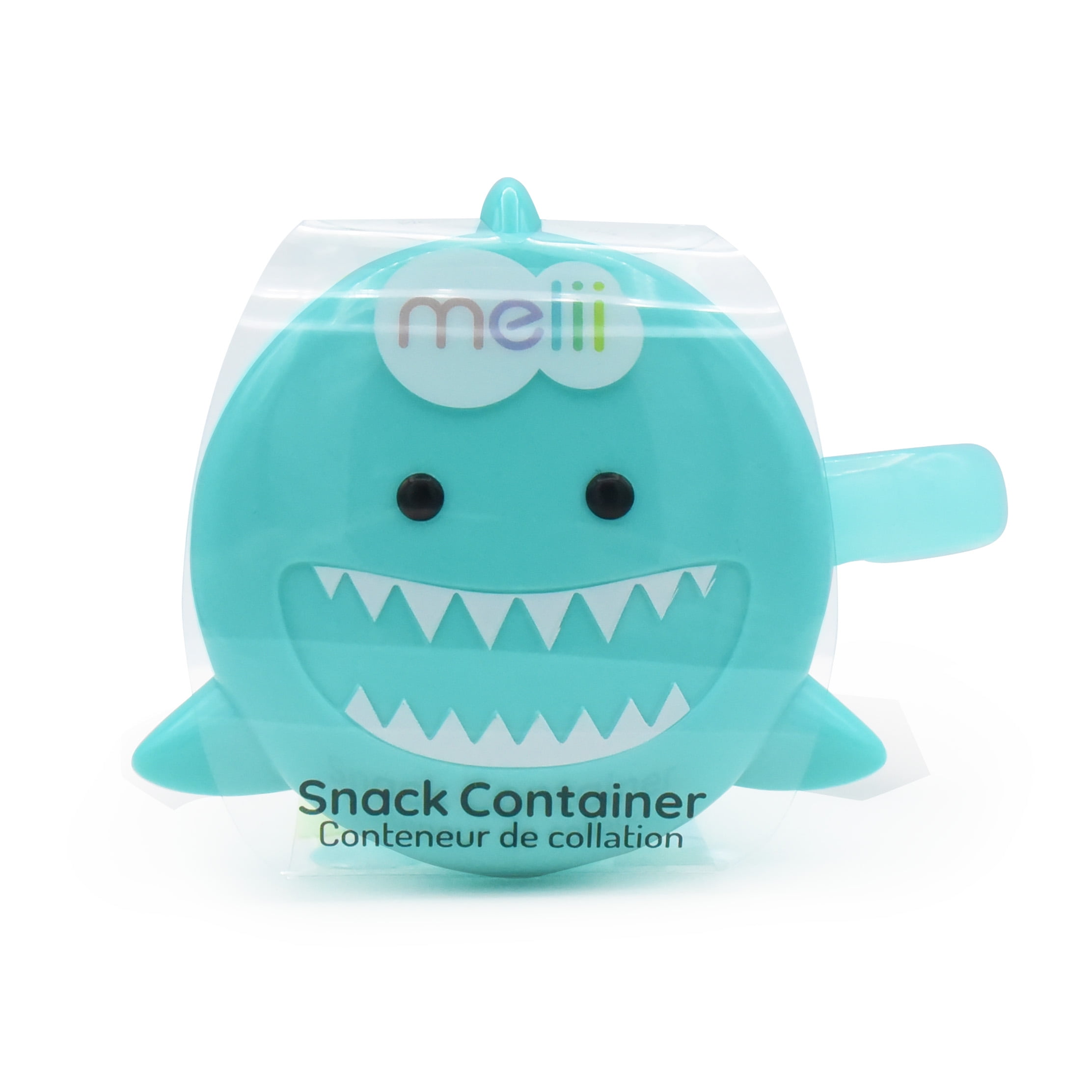 (2 pack) Melii Snack Container with Finger Trap - Shark