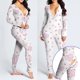 thumbnail image 2 of Pijama Sexy para mujer, pelele funcional abotonado con solapa en el trasero, ropa de dormir para adolescentes, mono sin entrepierna, camisón, 2 of 3