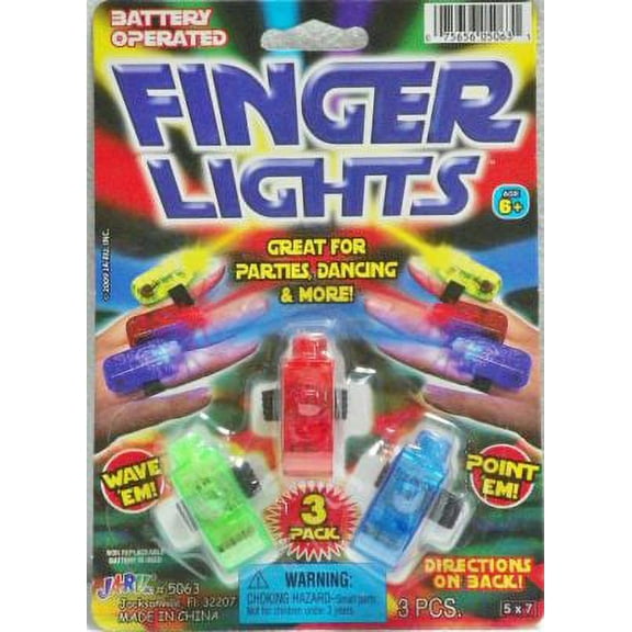 Finger Light - 3 Pieces Case Pack 12