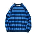 thumbnail image 1 of Chandail en Molleton Automne Hiver 2025 pour Hommes Chemise Colorée Chandail Rond Hauts Ensemble Chandail à Manches Longues Rayé, 1 of 3