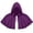 Purple, variant on Women's Halloween Christmas Costumes Hooded Cosplay Party Cloak Renaissance Medieval Devil Witch Wizard Cape
