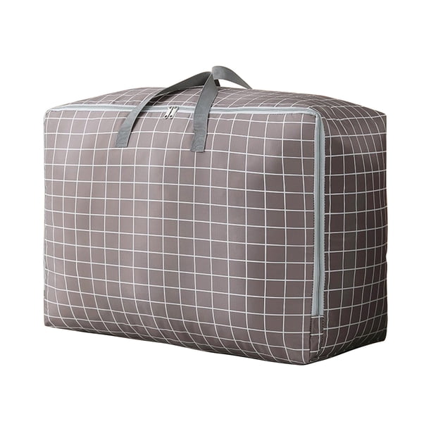 Organizador de Bolsa de Almacenamiento Bolsa de Almacenamiento Extra Grande, Bolsa Deportiva Espesada, Bolsa de Almacenamiento Plegable con Mango Resistente Y Cremallera, Adecuada para Ropa de Cama, M
