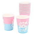 thumbnail image 4 of 30 vasos de papel, 2 paquetes de accesorios festivos de cumpleaños para decoración de fiesta de bebé, 4 of 12