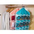 thumbnail image 2 of MANLINGDA 16 Pockets Over Door Hanging Storage Bag Case Organizer Wall Door Hanger Closet Underwear Socks Bra Storage Organizer Sundries Holder (Blue), 2 of 6