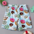 thumbnail image 2 of JUMEYU Shorts for Boys Boys Shorts Print Drawstring High Waisted Shorts Kids Summer Casual Shorts with Pocket Size 9-10 (Light Blue,9-10 Years), 2 of 7