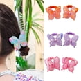 thumbnail image 2 of 2000s Hair Scrunchies Sequined Butterfly Hair Tie Scrunchy Elastic Hairpieces Hair Rope Lady Hair Decoration, 2 of 9