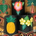 thumbnail image 3 of Zeckos 20 inch Wood Multicolor Tiki Mask Wall Hanging Set of 5 TM2HDWT-SET5, 3 of 6