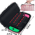 thumbnail image 3 of Herdesigns (No Glitter) Carry Case Compatible with Nintendo Switch 2, with 20 Game Card Slots, Pink Portable Travel Carrying Case Pouch for Accessories & Games, 3 of 8