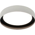 thumbnail image 2 of AFX Reveal 12-inch White and Black LED Flush Mount, White Acrylic Shade 120V-277V, 2 of 4