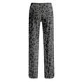 thumbnail image 5 of Women's Pajama Pants Y2k Leopard Print Wide Leg High Waisted Baggy Drawstring Pajama Bottoms Casual Cheetah Pajama Sleepwear, 5 of 5