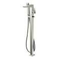 thumbnail image 2 of Dawn D41 2475C Dawn Floor Mount Freestanding Bathtub Filler Faucet With Hand eld Shower, Lever Handle, Chrome, 2 of 2