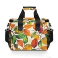 thumbnail image 7 of FORMRS Insulated Cooler Bag 24 Cans Capacity Soft Leakproof Lunch Box with Side Pockets, Beige Leaves, 7 of 7
