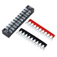 thumbnail image 4 of Tb-2510 600V 25A Screw Terminal Strip 10Position Double Row Screw Terminal Block, 4 of 8