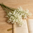 thumbnail image 4 of SPOORYYO Artificial Babys Breath Flowers Bouquet Realistic Floral Arrangement for Home Decor Wedding Display, 4 of 6