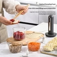 thumbnail image 5 of Wireless Electric Food Processor，4-Cup Electric Food Chopper For Meat,Onions,vegetables,Garlic,Complementary Food, Meat Chopper Blender, 5 of 5