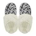 thumbnail image 3 of FUIALDOLG Mens Slippers House Slippers Indoor Outdoor Warm Fuzzy Comfy Fluffy Bedroom Shoes, 3 of 8