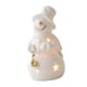 thumbnail image 4 of Muñeco de nieve iluminado, decoración navideña, adorno de escritorio, muñeco de nieve brillante coleccionable con campana, 4 of 9