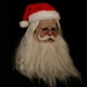 thumbnail image 2 of Máscara de látex de mago de pelo blanco y anciano de Papá Noel para Navidad, accesorios para fiesta de Halloween, 2 of 3