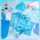 thumbnail image 5 of Kit de fiesta de spa Homewarm, 122 unidades, azules, para niñas, con batas de satén, 5 of 8