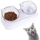 thumbnail image 1 of Uds. Cuenco para gatos, cuenco elevado, cuenco doble con soporte elevado para mascotas, 1 of 5