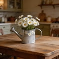 thumbnail image 5 of Metal Watering Can Planter, Farmhouse Flower Pot 8.26 in Iron Vase for Indoor Outdoor Garden, Kitchen, Patio and Table Decor, 5 of 6