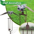 thumbnail image 2 of Jinsinto Wind Spinners Outdoor Metal Wing Flapping Kinetic Metal Owl Yard Stake Rocking Wind Whirly-Gig Owl Wing Spinner,Owl Yard, 2 of 5