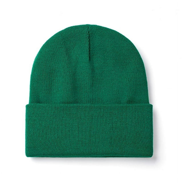 Gorro de conejito elástico de punto de invierno para niños de dos piezas Gorro forrado de satén para niños y niñas