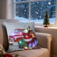 thumbnail image 6 of SLYNSHome Christmas Throw Pillow Cover with LED Lights,Light-up Winter Pillow Cases 18x18 inch Pillowcase Holiday Cushion Case for Couch Bed Sofa Decor, 6 of 7
