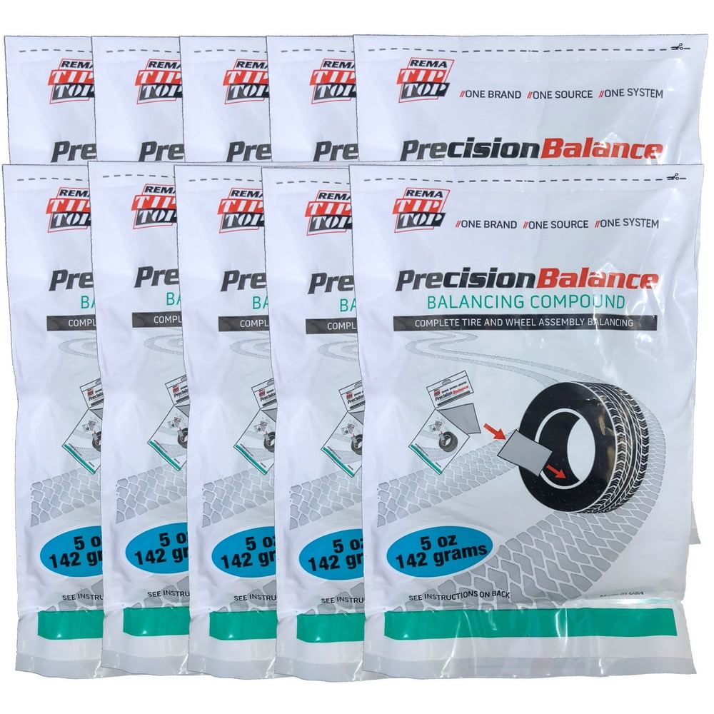 10 REMA PrecisionBalance 5 oz Tire Balance Beads Kits (50 ounces) Drop