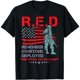 thumbnail image 1 of Camiseta Militar Red Friday, Playera Mujer Recuerda a los Desplegados, 1 of 5